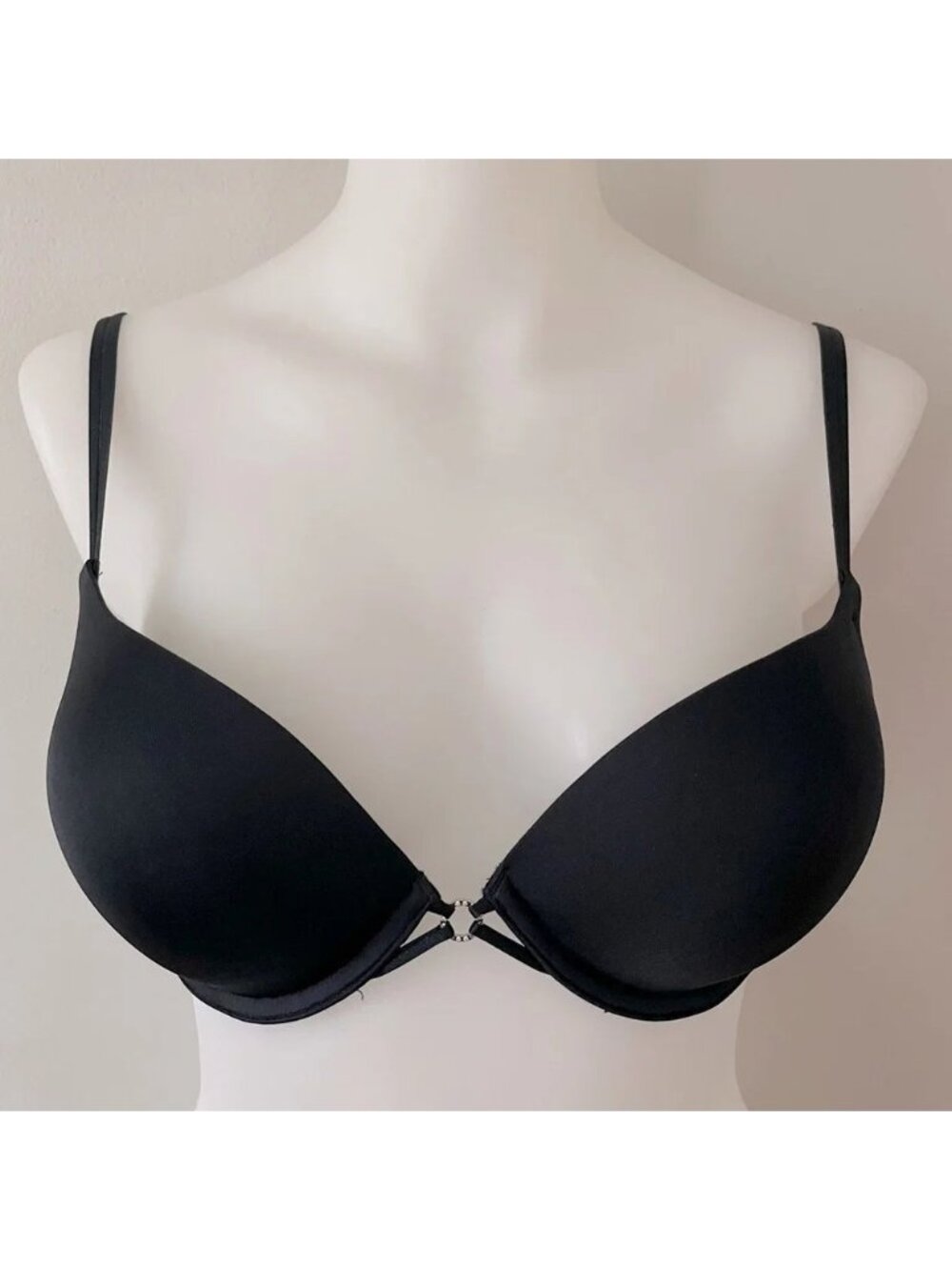 La Senza Black Padded Push Up Bra - 34C